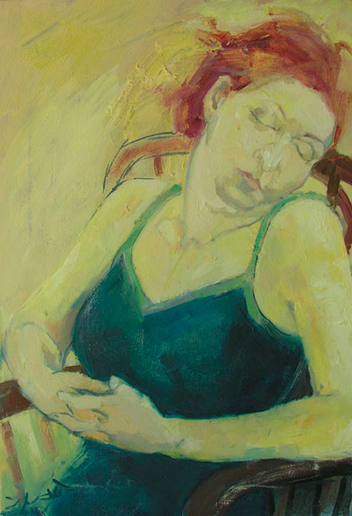 sevgi_yanar_uyuyan_ayca_50x35cm_t.u